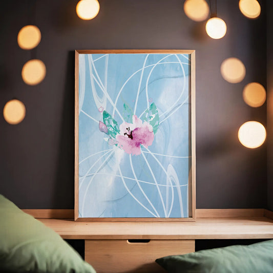 Watercolor Floral Wall Art