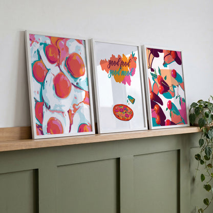 The Happy Kitchen - Set of 3 Prints