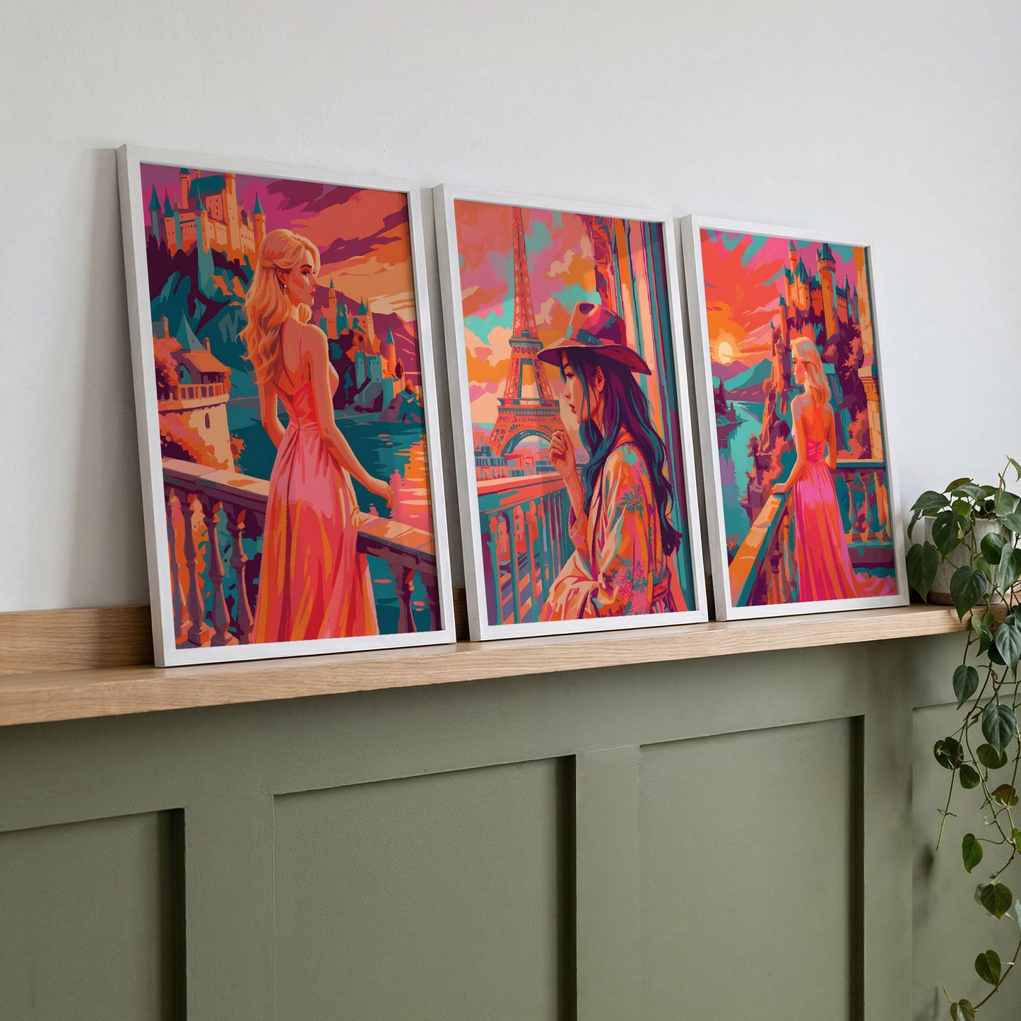 Faraway and Glowing - Set of 3 Prints