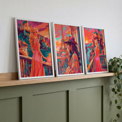 Faraway and Glowing - Set of 3 Prints
