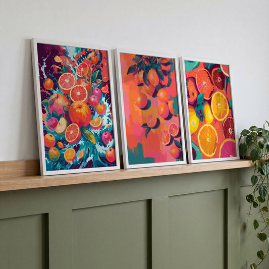 Squeeze the Day - Set of 3 Prints
