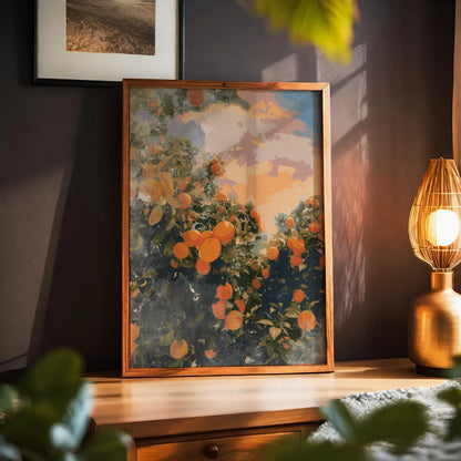 Tangerines - Watercolor Wall Art