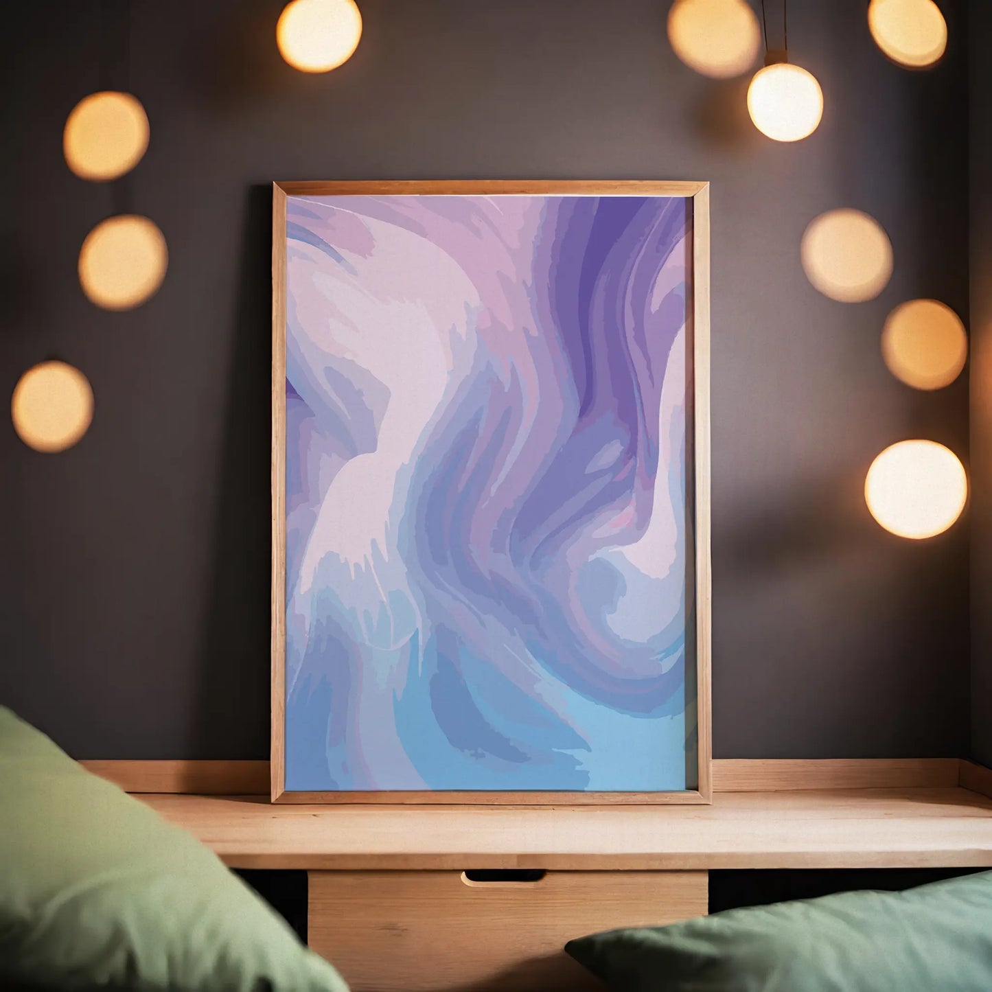 Pastel Abstract Print