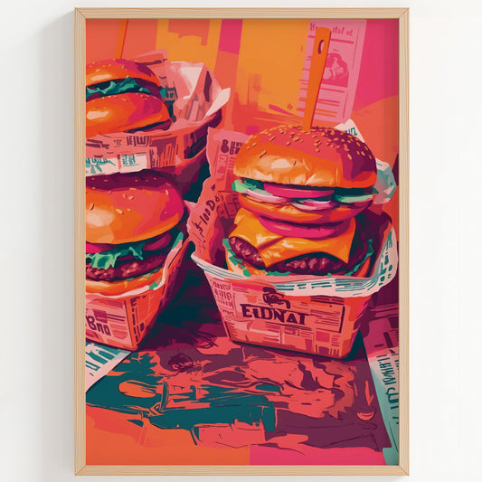 Gourmet Burger Print