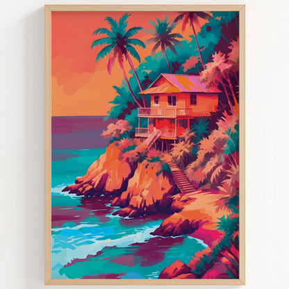 Seaside Home Print