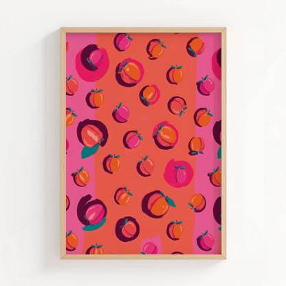 Pink Peaches Print