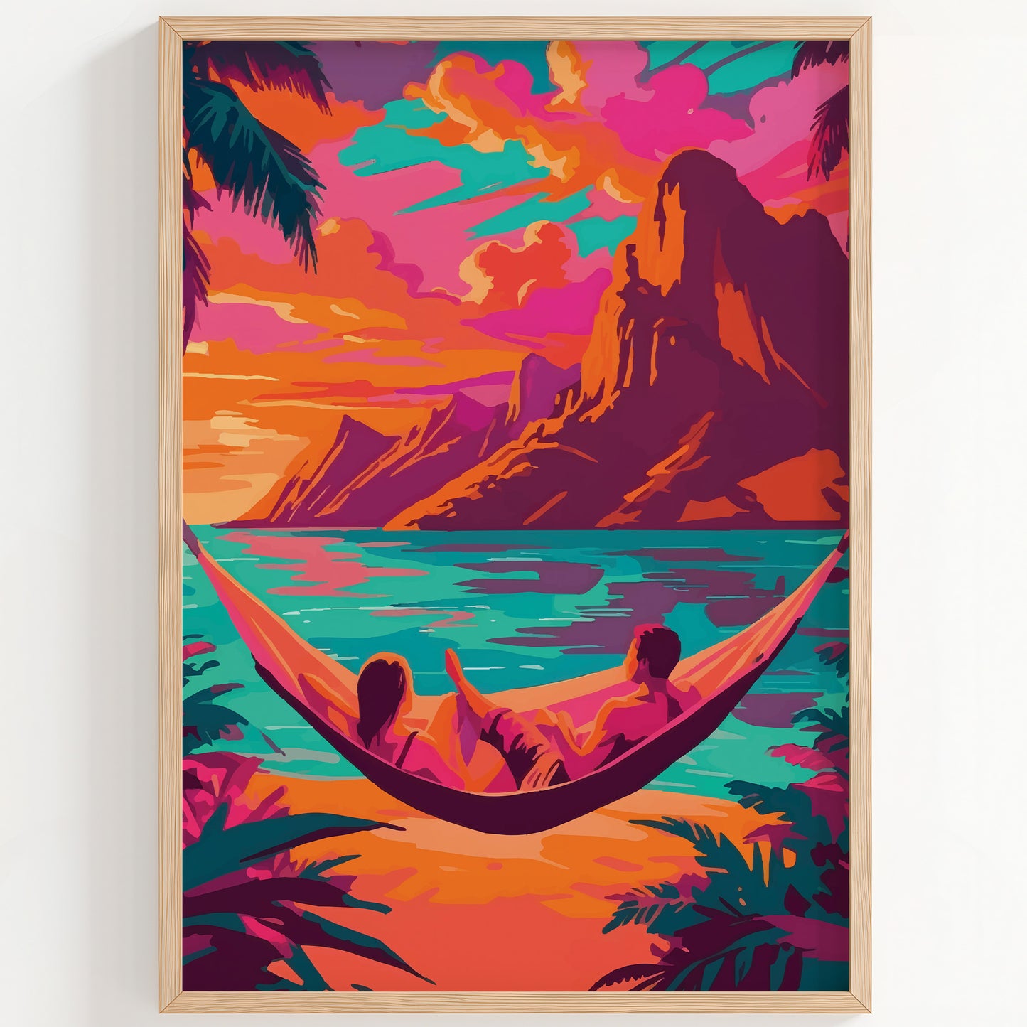 Hammock by the Lake Print