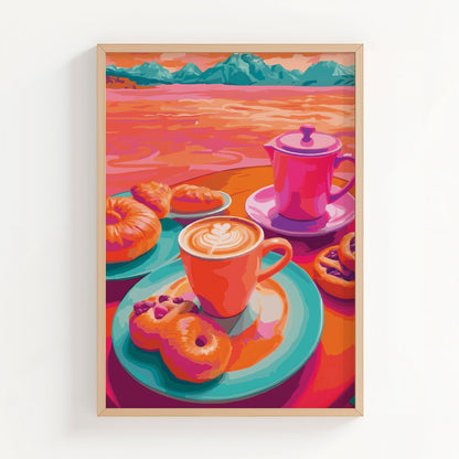 Breakfast In the Sky Print