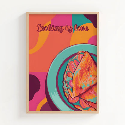 Cooking Is Love Print