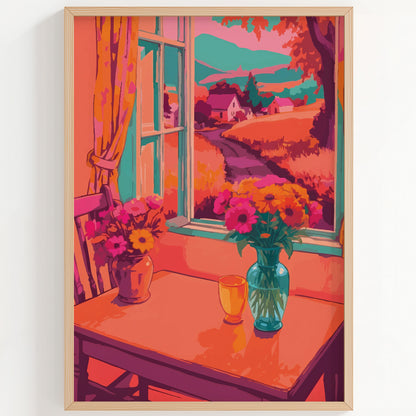Sunny Window View Print