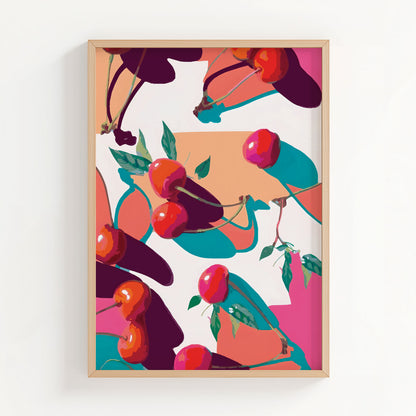 Cherry Pattern Print