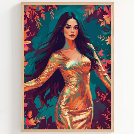 Golden Glow Print