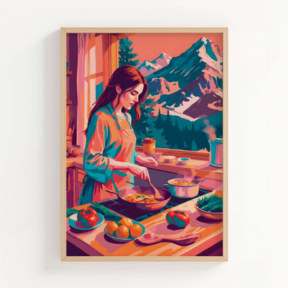 Flavors of the Mountains Print