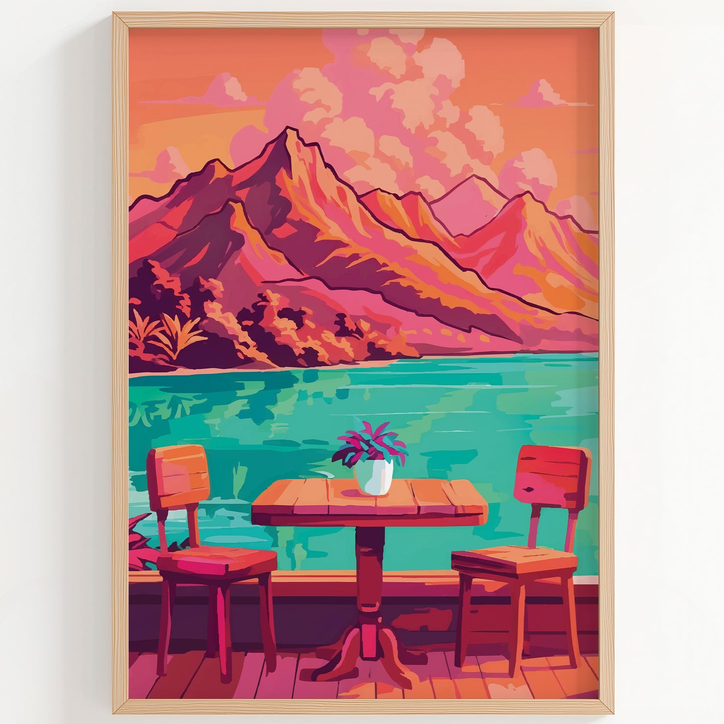 Morning at the Lake Print
