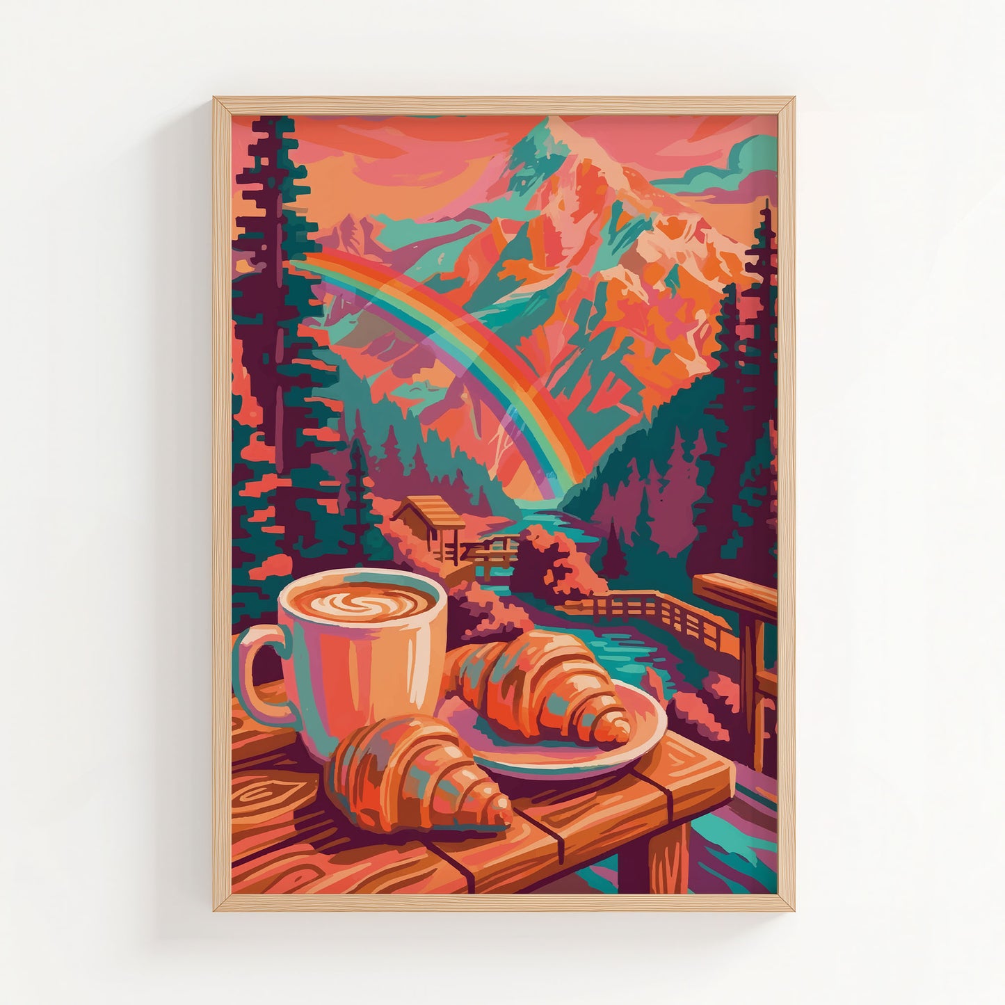 Mountain Breakfast Print