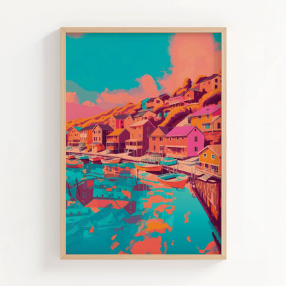 Coastal Town Print