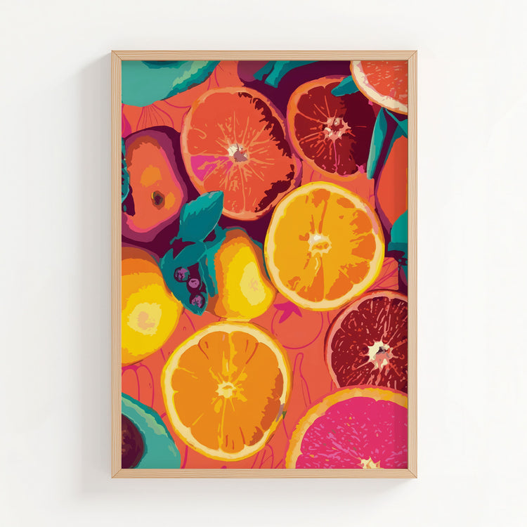 Colorful Fruits Print