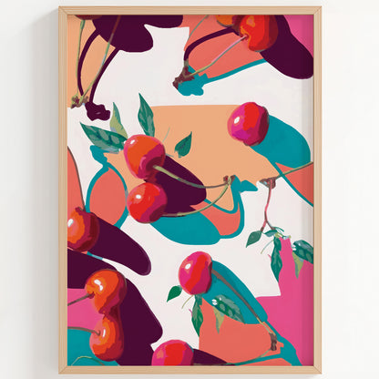 Cherry Pattern Print