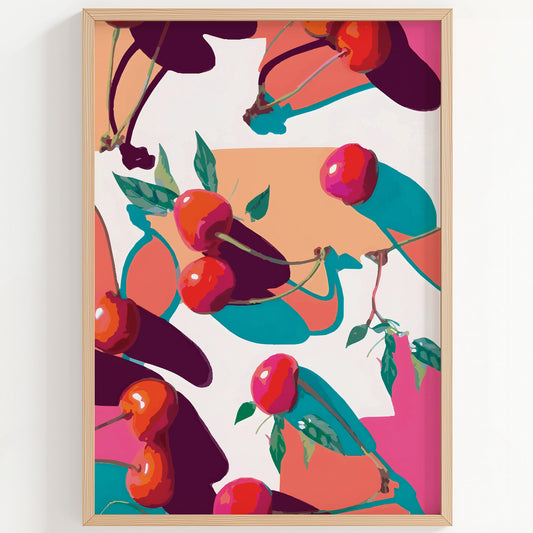 Cherry Pattern Print