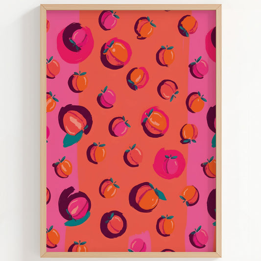 Pink Peaches Print