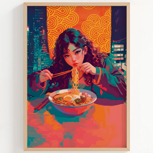Midnight Ramen Vibes Print