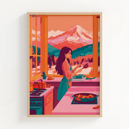 Mountain View Print