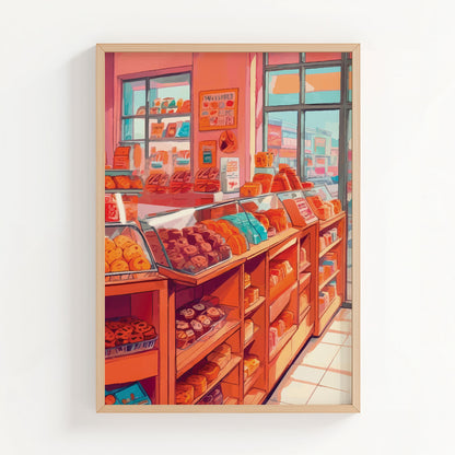 Warm Bakery Morning Print