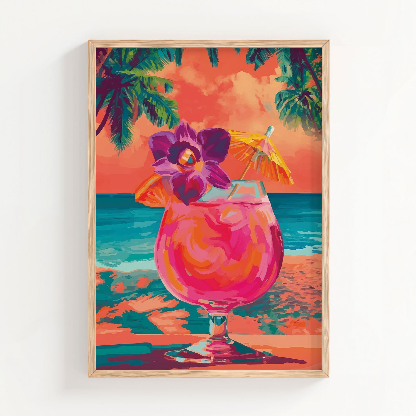 Tropical Cocktail Print