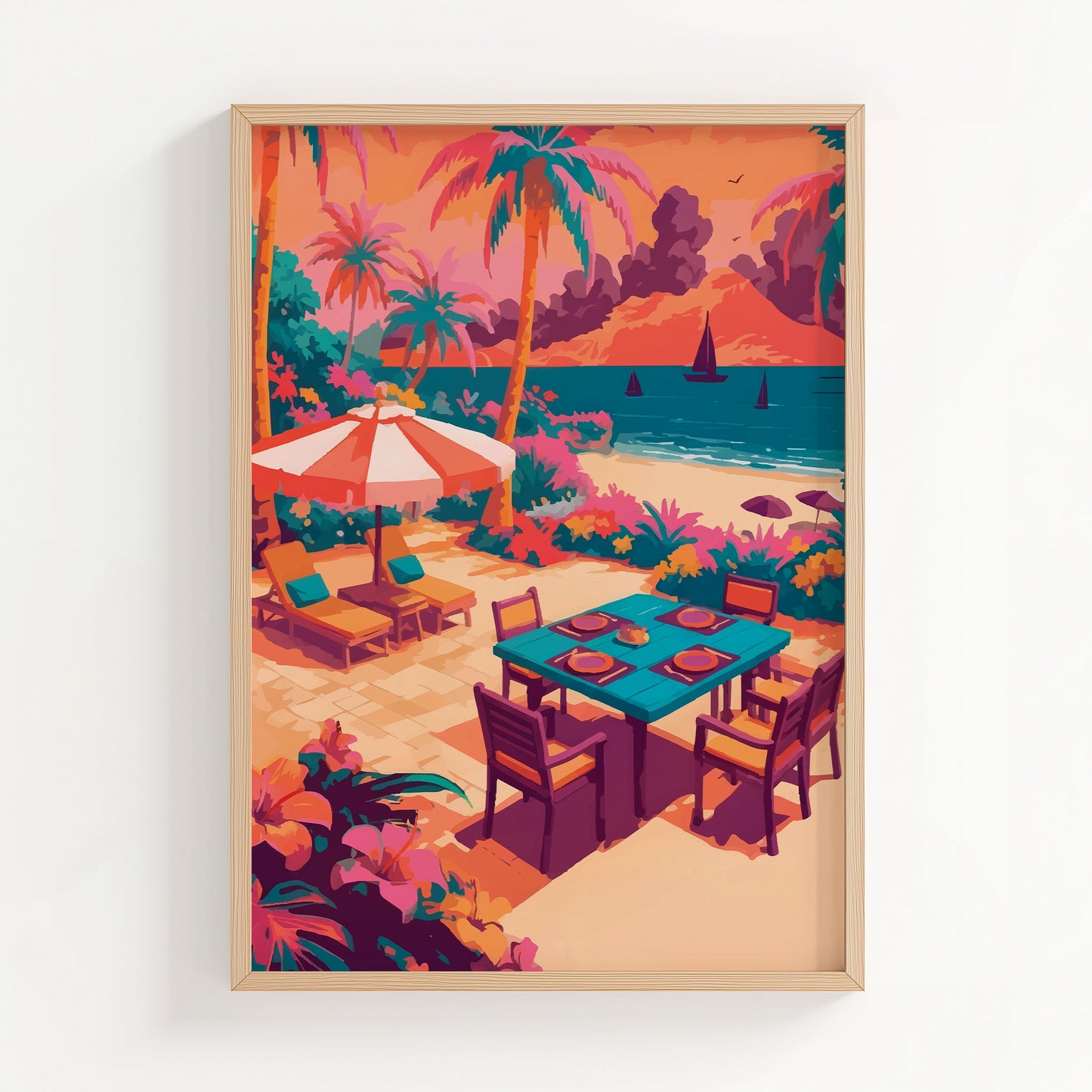 Tropical Oasis Print