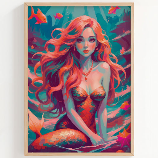 Sea Beauty - Mermaid Print