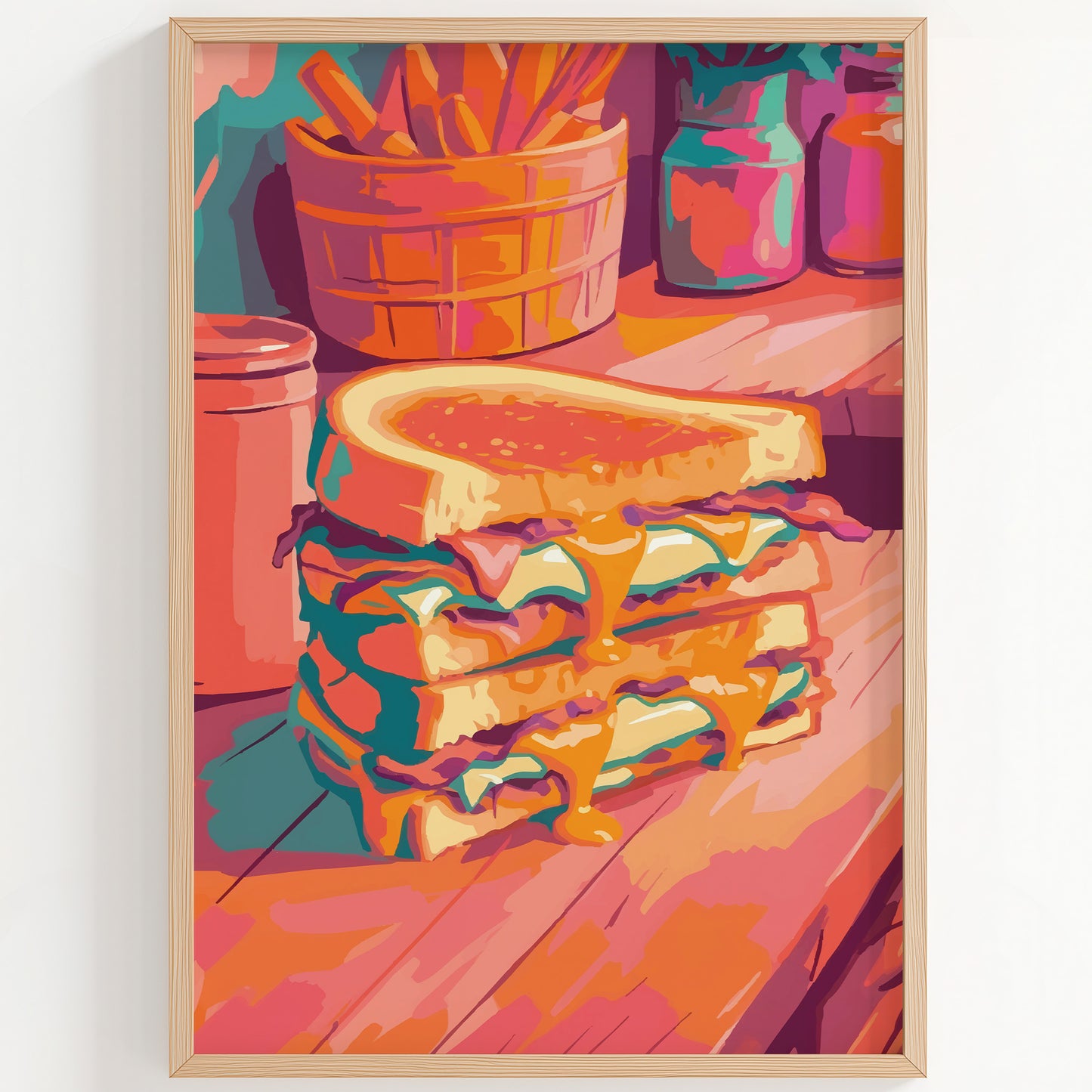 Bacon-Grilled Cheese Sandwich Print