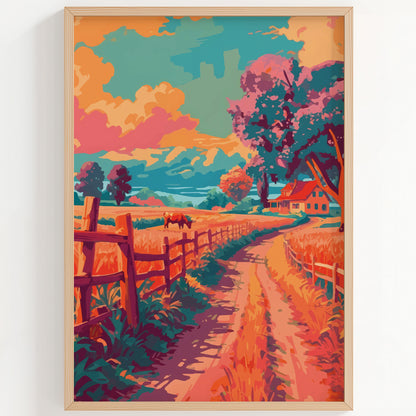 The Sweet Countryside Life Print