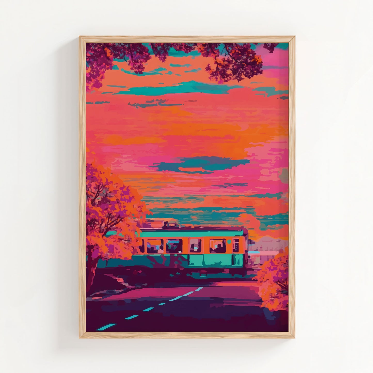 Landscape Train Print