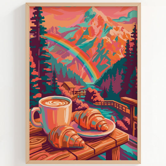 Mountain Breakfast Print