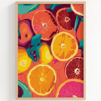 Colorful Fruits Print