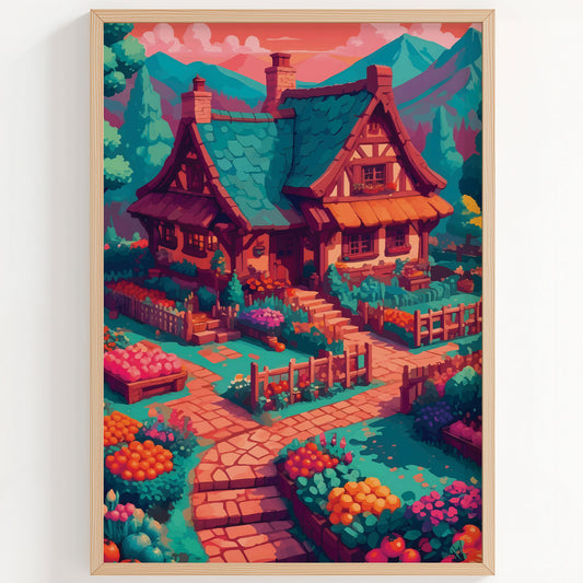 Cottage Garden Print