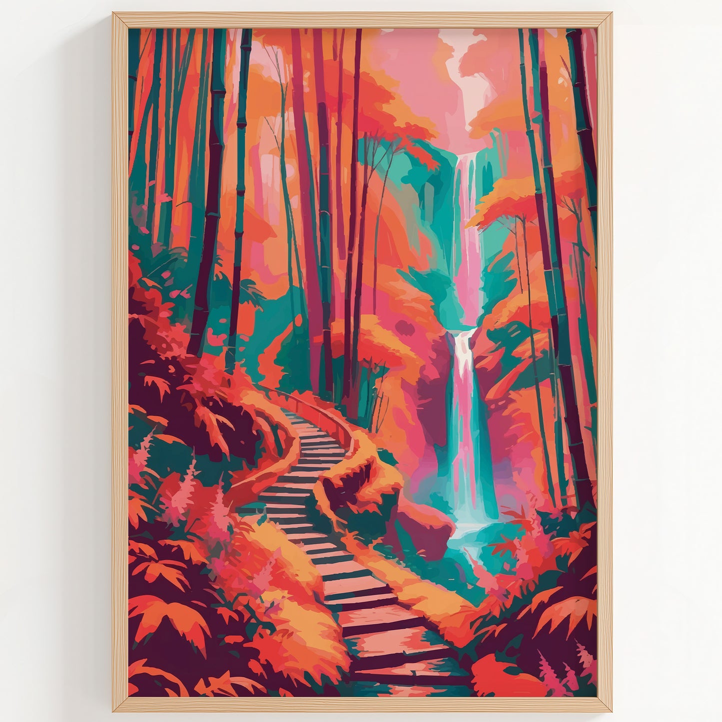 The Path to The Mystical Forest Print