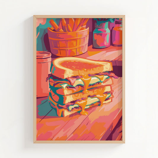 Bacon-Grilled Cheese Sandwich Print