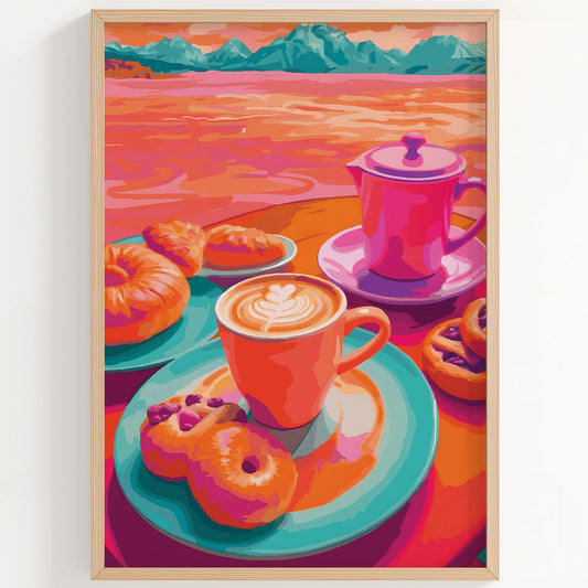 Breakfast In the Sky Print