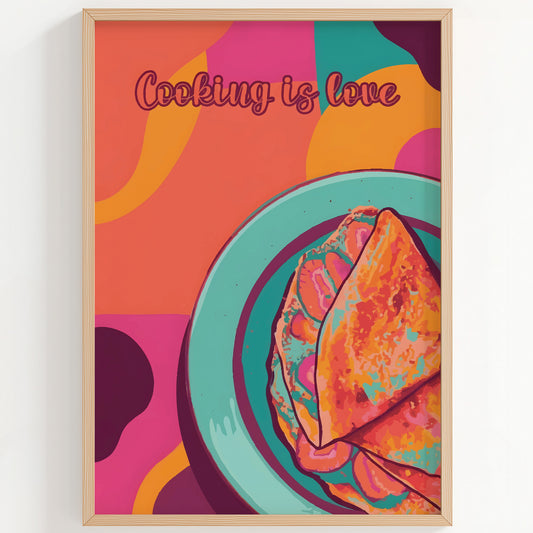 Cooking Is Love Print