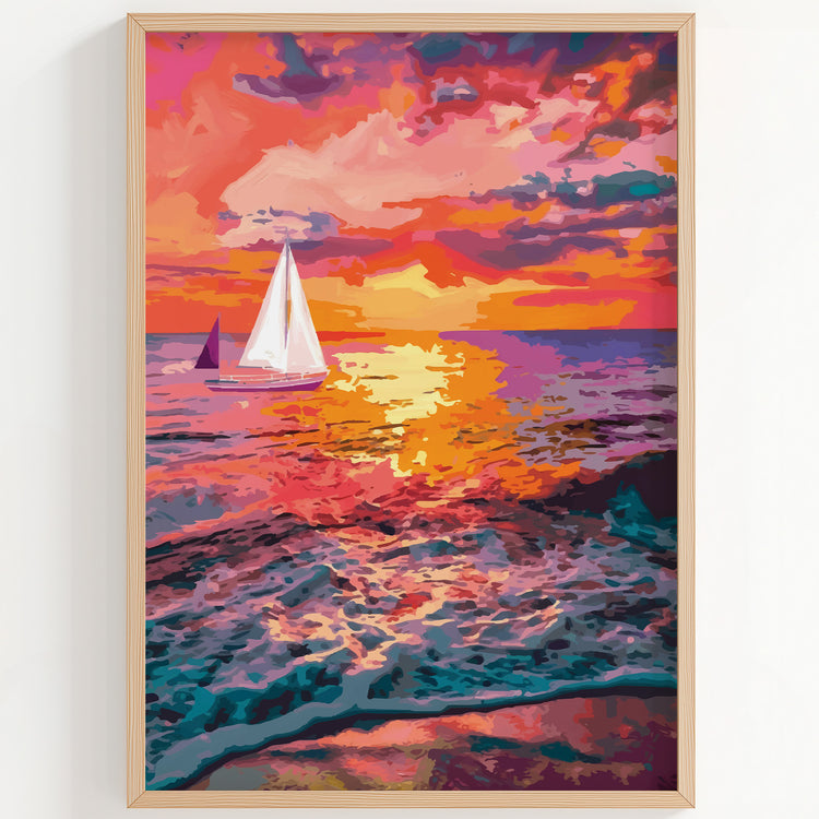 Beach Sunset Print
