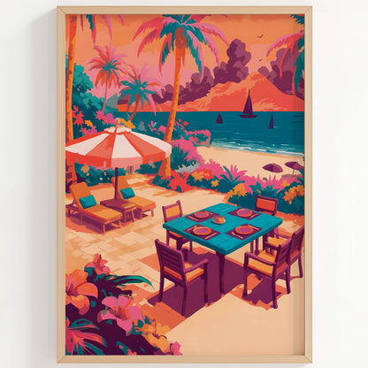 Tropical Oasis Print