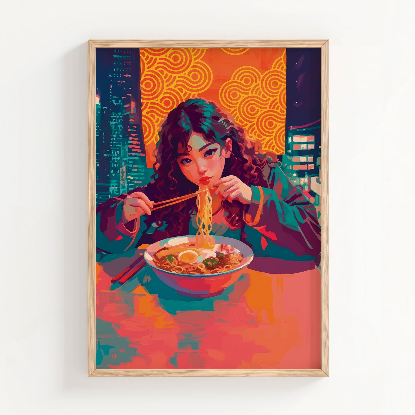 Midnight Ramen Vibes Print