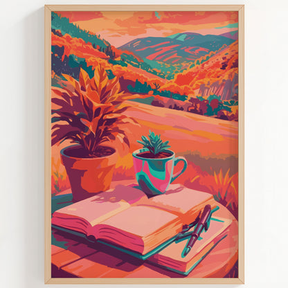 Peaceful Reading Print