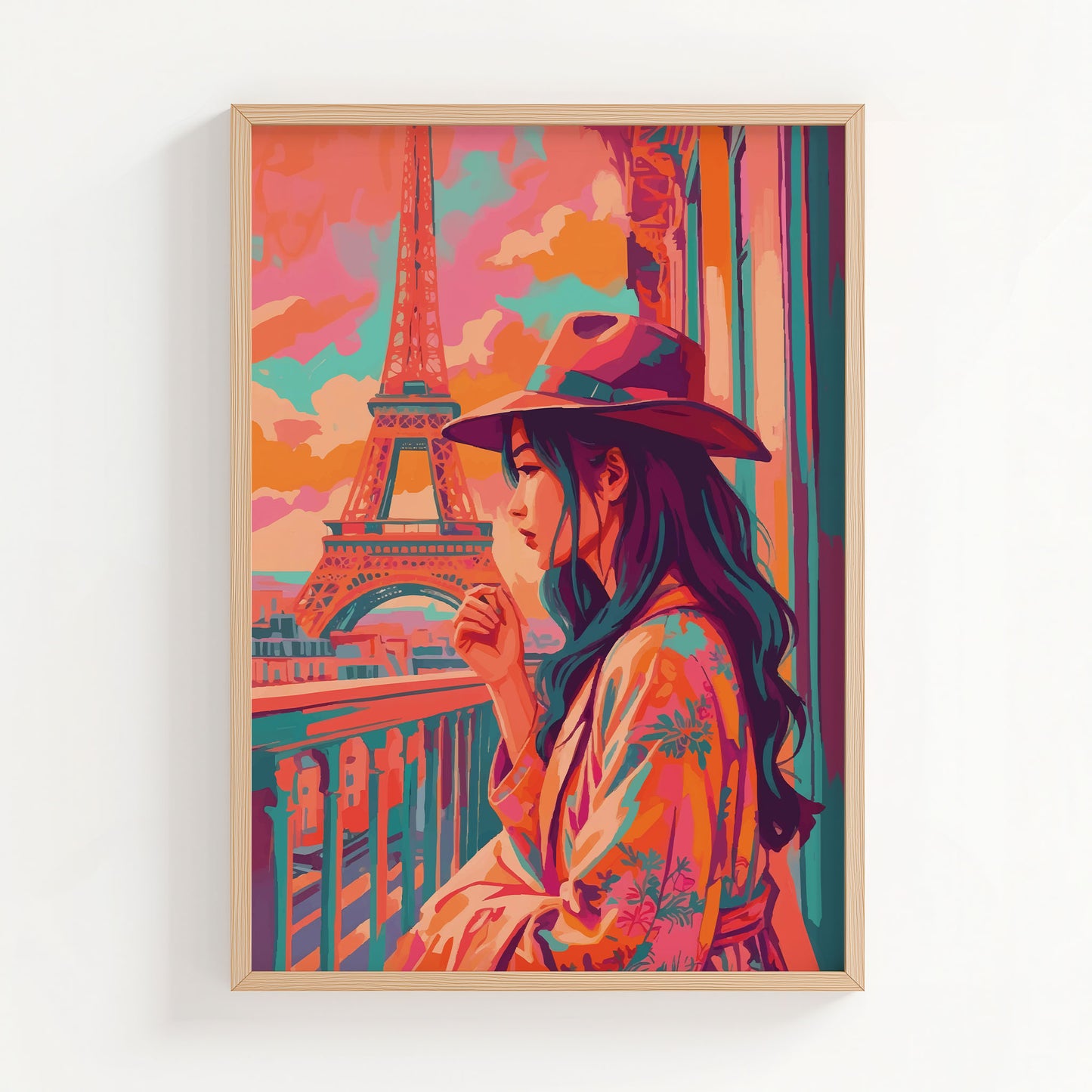 Paris Balcony View Print