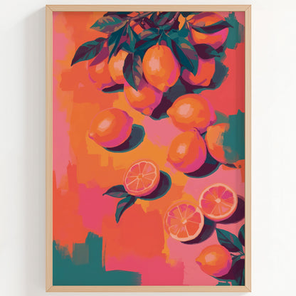 Lemon Branch Print
