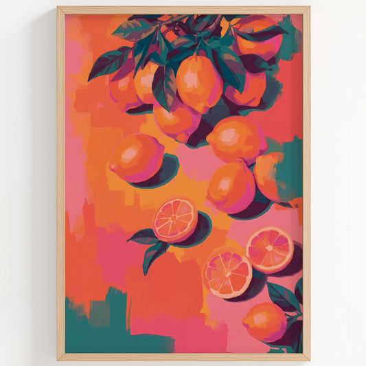 Lemon Branch Print