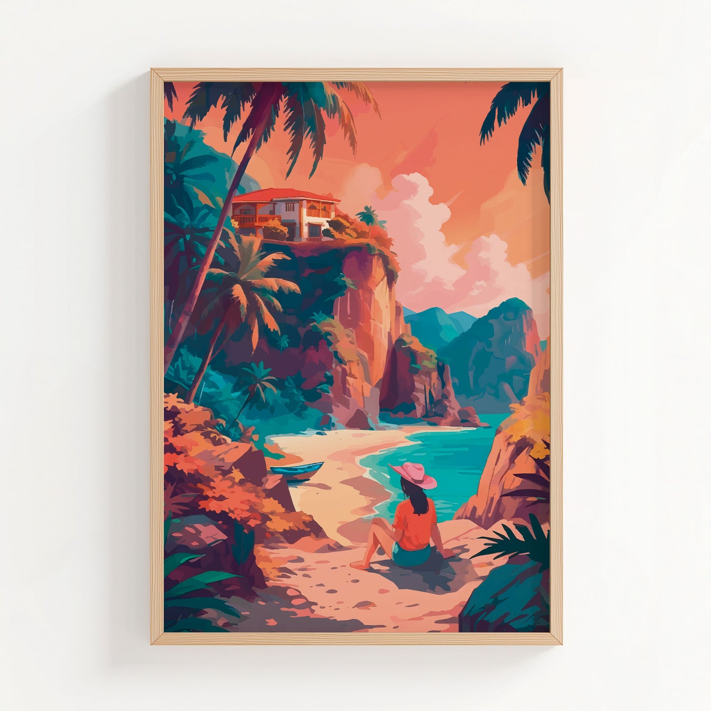 Tropical Island Print