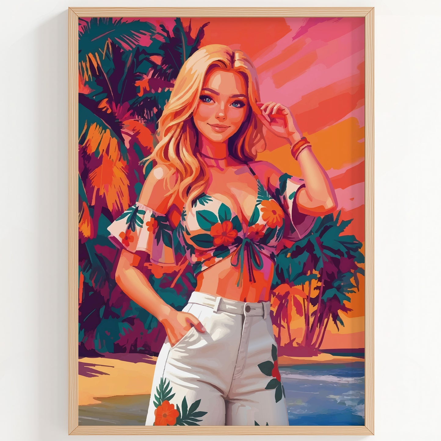 Too Hot to Explain Print