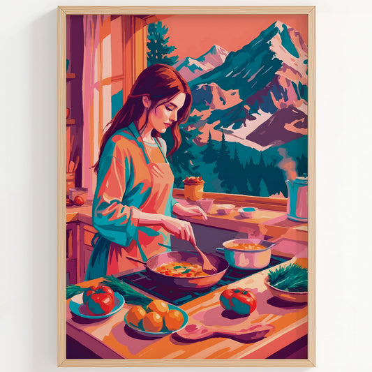 Flavors of the Mountains Print